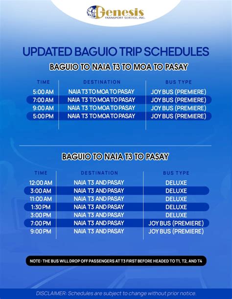 baguio to naia terminal 3|JoyBus Schedules and Fares .